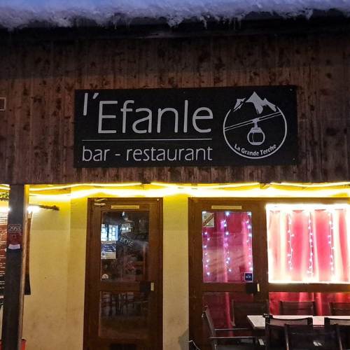 Eating And Drinking In St.Jean D'Aulps - L'Efanle bar and restaurant