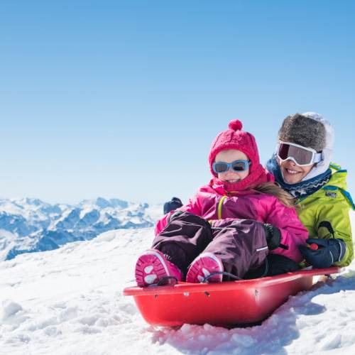 Winter Activities In St.Jean d'Aulps - sledging