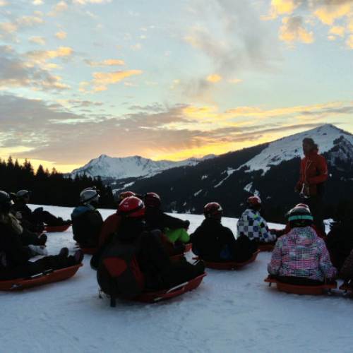 Winter Activities In St.Jean d'Aulps - Night sledging in Morzine