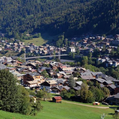 view over Morzine-Hiring a car from Morzine